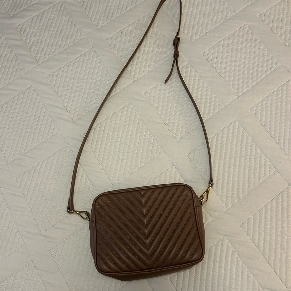 Quince Brown Crossbody Bag